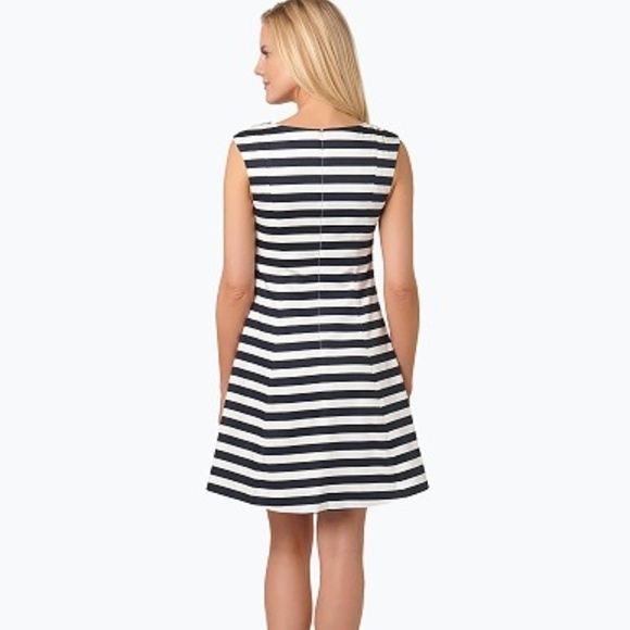Marie Lund Nautical Navy Striped Dress - Picture 5 of 8